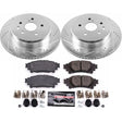 Power Stop 13-19 Lexus GS350 Rear Z23 Evolution Sport Brake Kit PowerStop Brake Kits - Performance D&S  AXOPROS