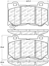 StopTech Performance 09-13 Infiniti FX35/FX37/FX45/FX50/08-13 G37 / 09-12 370Z Front Brake Pads Stoptech Brake Pads - Performance  AXOPROS