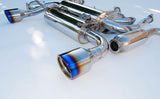 Invidia 09+ 370Z Gemini Rolled Titanium Tip Cat-back Exhaust Invidia Catback  AXOPROS
