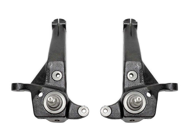 MaxTrac 98-00 Ford Ranger 2WD w/Coil Susp. (Non Stabilitrak) 4in Front Lift Spindles Maxtrac Steering Knuckles & Spindles  AXOPROS