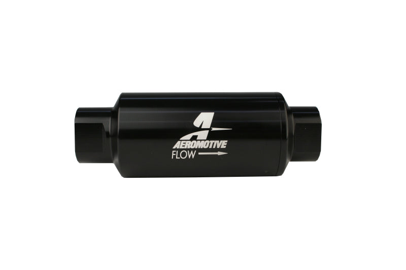 Aeromotive In-Line Filter - AN-10 - Black - 100 Micron Aeromotive Fuel Filters  AXOPROS
