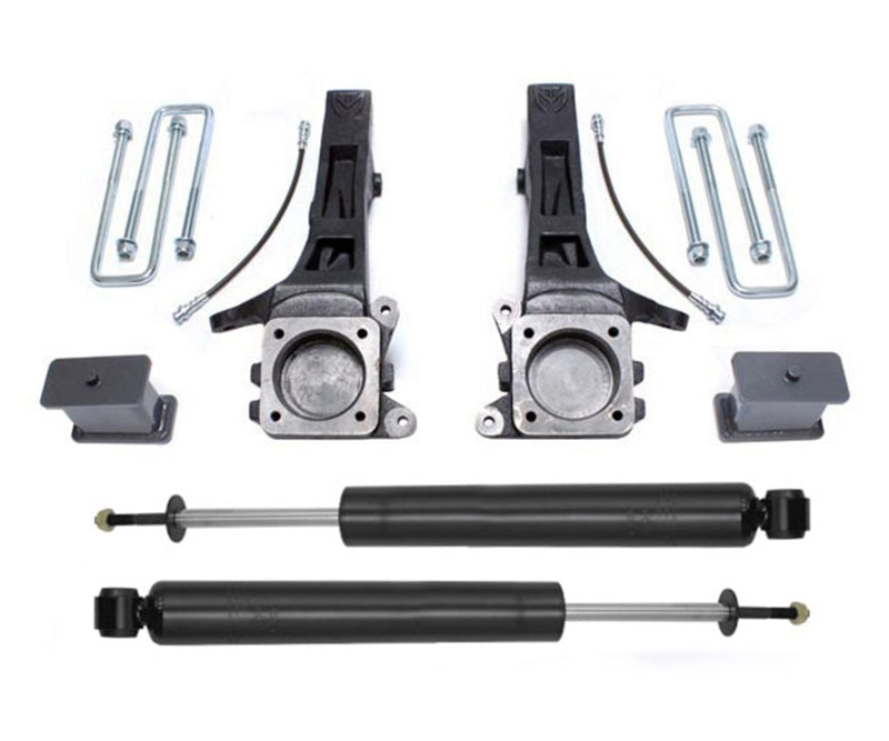 MaxTrac 05-18 Toyota Tacoma 2WD 6 Lug 4in/2in MaxPro Spindle Lift Kit w/MaxTrac Shocks Maxtrac Steering Knuckles & Spindles  AXOPROS