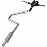MagnaFlow 2019 Hyundai Veloster 1.6L 2.5in Center Exit Stainless Steel Cat-Back Exhaust w/Blk Tips Magnaflow Catback  AXOPROS