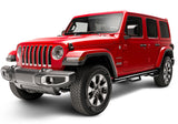 N-Fab Nerf Step 2018 Jeep Wrangler JL SUV 4 Door- Gloss Black - W2W - 3in N-Fab Side Steps  AXOPROS
