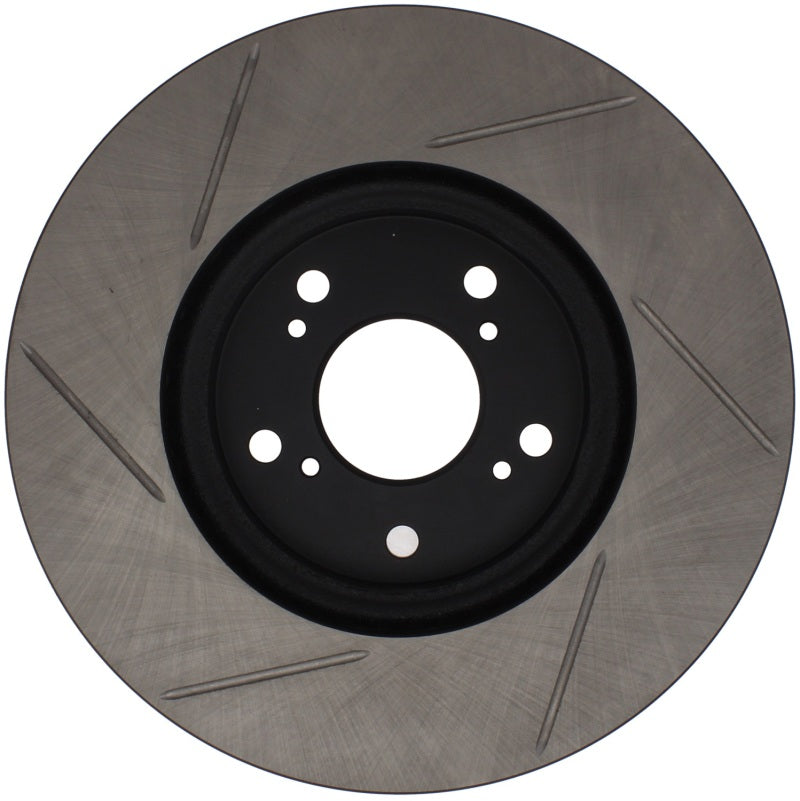 StopTech Power Slot Slotted 99-08 Acura TL (STD Caliper) / 01-03 CL / 04-09 TSX Front Left Rotor Stoptech Brake Rotors - Slotted  AXOPROS