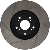 StopTech Power Slot Slotted 99-08 Acura TL (STD Caliper) / 01-03 CL / 04-09 TSX Front Left Rotor Stoptech Brake Rotors - Slotted  AXOPROS