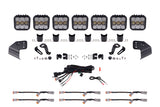 Diode Dynamics Bronco SS5 Sport CrossLink Windshield - White Combo Lightbar Kit Diode Dynamics Light Bars & Cubes  AXOPROS