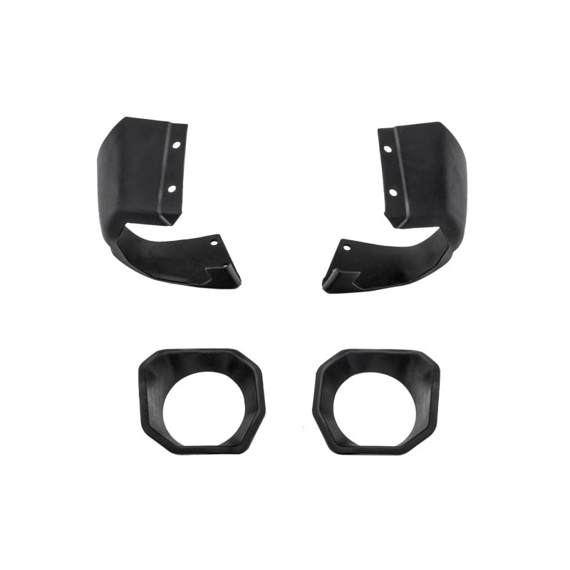 Rugged Ridge Jeep 19-22 Wrangler JL/20-22 Gladiator Venator Front Bumper Stubby Ends - Black Rugged Ridge Bumper Accessories  AXOPROS