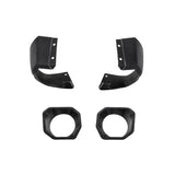 Rugged Ridge Jeep 19-22 Wrangler JL/20-22 Gladiator Venator Front Bumper Stubby Ends - Black Rugged Ridge Bumper Accessories  AXOPROS