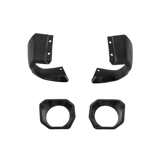 Rugged Ridge Jeep 19-22 Wrangler JL/20-22 Gladiator Venator Front Bumper Stubby Ends - Black Rugged Ridge Bumper Accessories  AXOPROS