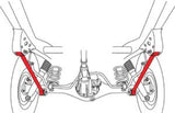 SPC Performance 91-97 Toyota Landcruiser Rear Lower Control Arms (Pair) SPC Performance Control Arms  AXOPROS