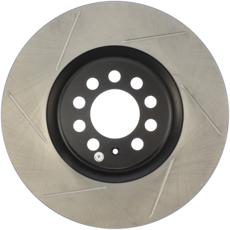 StopTech Power Slot 3/99-06 Audi TT/00-06 TT Quattro / 03-05 VW Golf GTi Right Front Slotted Rotor Stoptech Brake Rotors - Slotted  AXOPROS