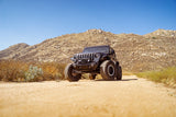 DV8 Offroad 07-23 Jeep Wrangler/Gladiator JT/JK/JL FS-25 Stubby Front Bumper w/Plated Bull Bar DV8 Offroad Bumpers - Steel  AXOPROS
