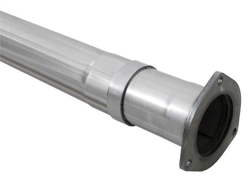 aFe Rebel XD 4in SS DPF-Back Exhaust 17-18 Ford Diesel Trucks V8-6.7L (td) w/ Dual Black Tips aFe DPF Back  AXOPROS