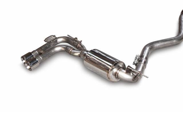 AWE Tuning BMW F3X N20/N26 328i/428i Touring Edition Exhaust Quad Outlet - 80mm Chrome Silver Tips AWE Tuning Axle Back  AXOPROS