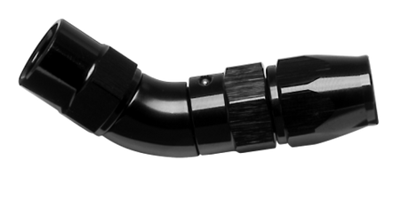 Vibrant -3AN 60 Degree High Flow Hose End Fitting for PTFE Lined Hose - Aluminum Vibrant Fittings  AXOPROS