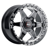 Weld S909 17x10 Ventura 6 Beadlock 6x139.7 ET25 BS6.50 Gloss BLK MIL DIA 106.1 Weld Wheels - Cast  AXOPROS