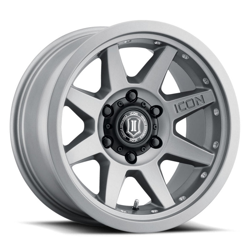 ICON Rebound Pro 17x8.5 6x135 6mm Offset 5in BS 87.1mm Bore Titanium Wheel ICON Wheels - Cast  AXOPROS
