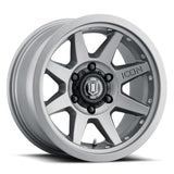 ICON Rebound Pro 17x8.5 6x135 6mm Offset 5in BS 87.1mm Bore Titanium Wheel ICON Wheels - Cast  AXOPROS