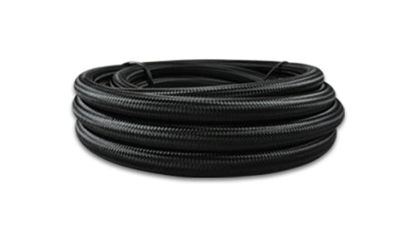 Vibrant -6 AN Black Nylon Braided Flex Hose w/PTFE Liner (150ft Roll) Vibrant Hoses  AXOPROS