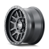 Dirty Life 9309 Canyon Pro 17x9/5x127 BP/-12mm Offset/71.5mm Hub Matte Black Wheel - Beadlock Dirty Life Wheels - Cast  AXOPROS