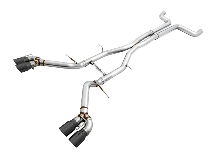 AWE Tuning 16-19 Chevy Camaro SS Non-Res Cat-Back Exhaust - Track Edition (Quad Diamond Black Tips) AWE Tuning Catback  AXOPROS
