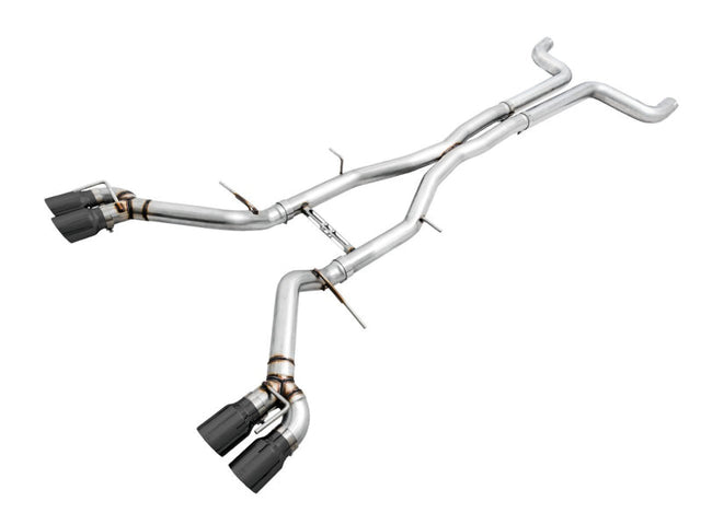 AWE Tuning 16-19 Chevy Camaro SS Non-Res Cat-Back Exhaust - Track Edition (Quad Diamond Black Tips) AWE Tuning Catback  AXOPROS