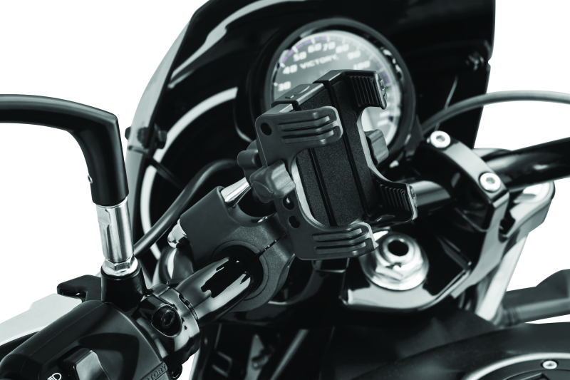 Kuryakyn Tech-Connect Bar Mount 7/8 To 1 -1-1/4in Bars 1-5/8in to 3-5/8in Wide Kuryakyn Phone Holders  AXOPROS