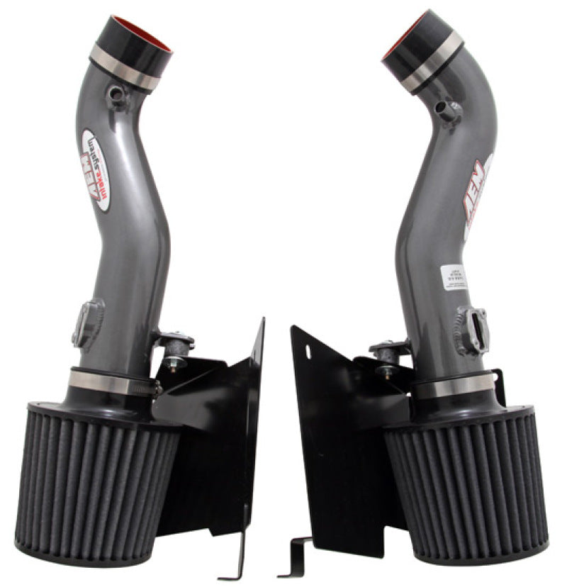 AEM 07 350z Silver Dual Inlet Cold Air Intakes w/ Heat Sheilds AEM Induction Cold Air Intakes  AXOPROS