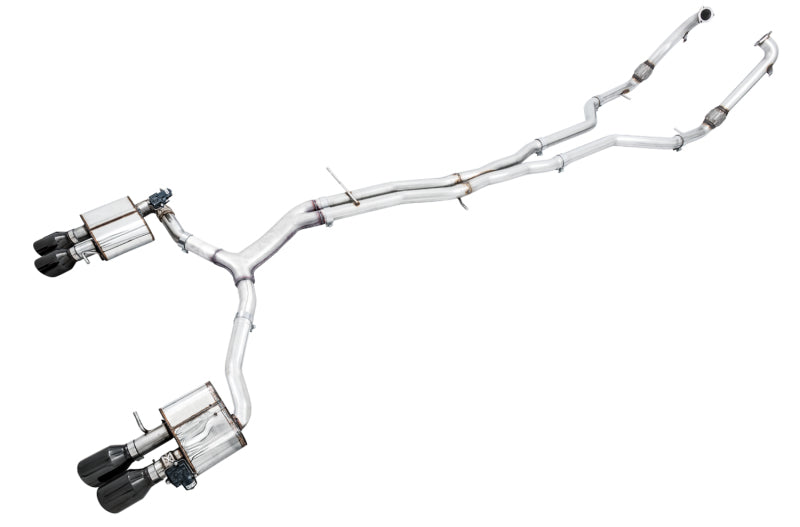 AWE Tuning Audi B9 S5 Sportback SwitchPath Exhaust - Non-Resonated (Black 102mm Tips) AWE Tuning Catback  AXOPROS