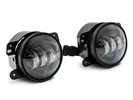 Raxiom Raxiom 07-22 Jeep Wrangler JK/JL Axial Series Tri-Bar LED Fog Lights- White Fog Lights aftermarket performance part