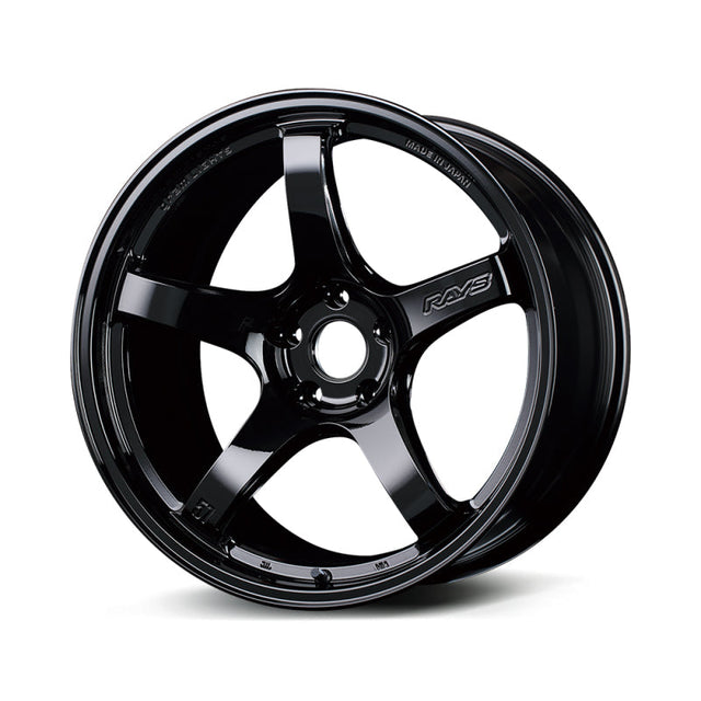 Gram Lights 57CR 18x10.5 +22 5x114.3 Gloss Black Wheel Gram Lights Wheels - Cast  AXOPROS