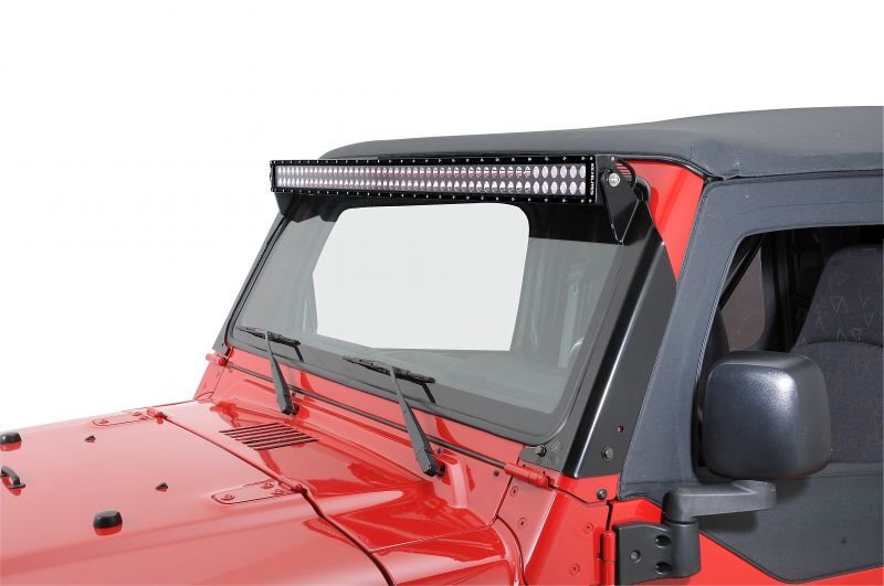 KC HiLiTES 97-06 Jeep TJ Overhead Mount Bracket Set for 50in. C-Series/Gravity Pro6 LED Light Bars KC HiLiTES Light Mounts  AXOPROS