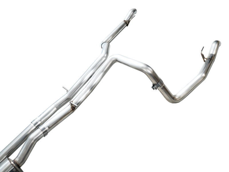 AWE 4th Gen GM 1500 6.2L Catback Split Rear Exit (w/ Bumper Cutouts) - OE Tips AWE Tuning Catback  AXOPROS