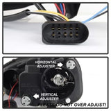 Spyder Volkswagen GTI 06-09/Jetta 06-09 Halogen Model Only - LED Halo DRL Black PRO-YD-VG06-HL-BK SPYDER Headlights  AXOPROS