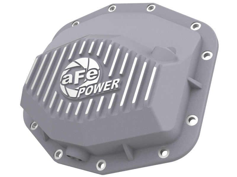 aFe 21-22 RAM 1500 TRX HEMI V8 6.2L(sc) Street Series Rear Differential Cover Raw w/ Machined Fins aFe Diff Covers  AXOPROS