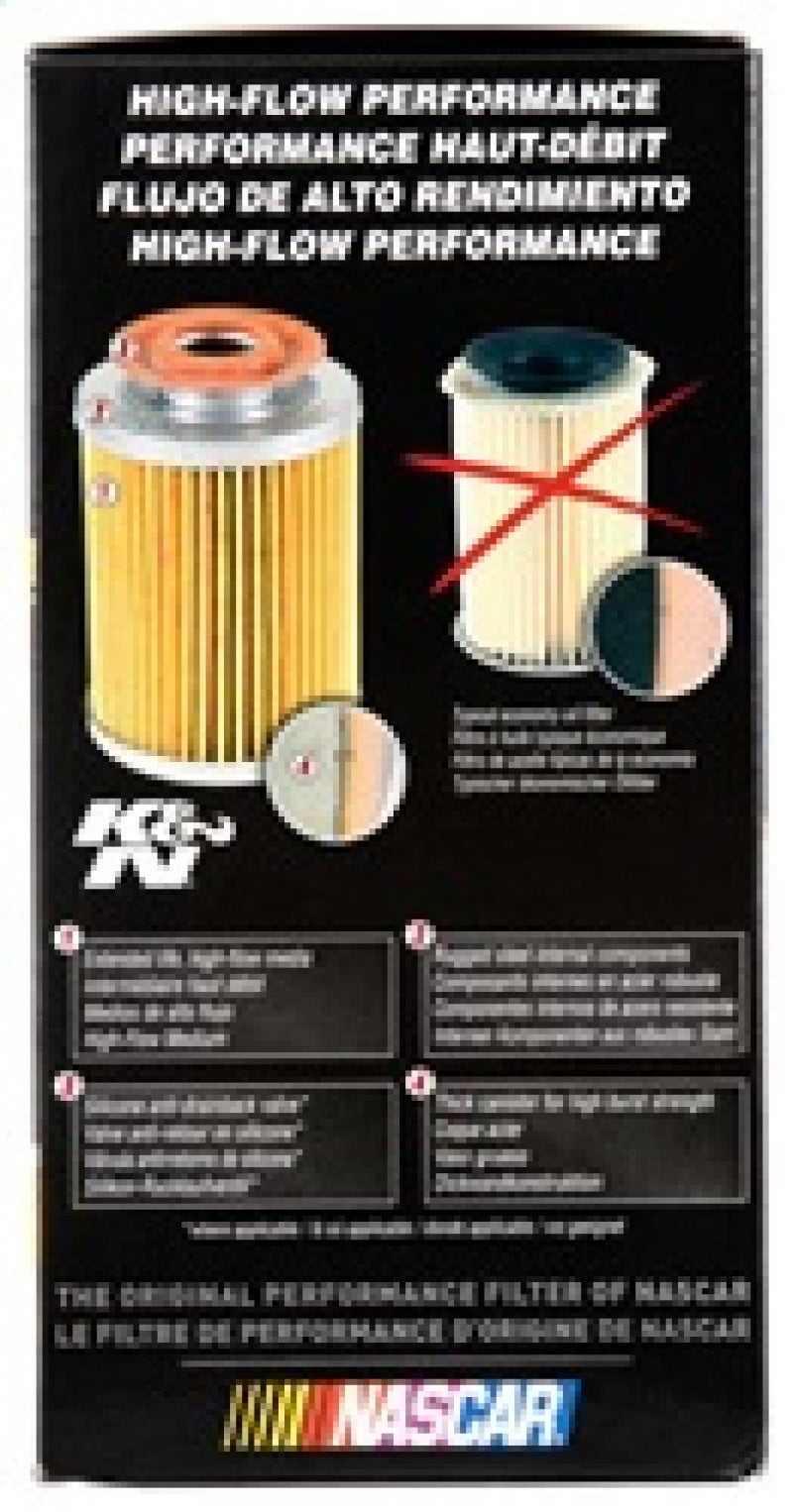 K&N Dodge Performance Gold Oil Filter K&N Engineering Oil Filters  AXOPROS