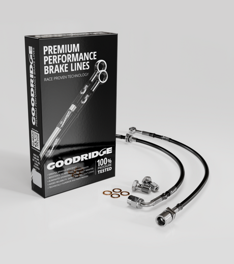Goodridge 06-22 Lexus IS350/ISF/RCF/RC Turbo Stainless Steel Front Brake Lines Goodridge Brake Line Kits  AXOPROS