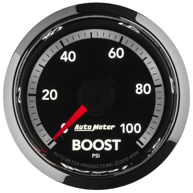 Autometer Gen4 Dodge Factory Match 52.4mm Mechanical 0-100 PSI Boost Gauge AutoMeter Gauges  AXOPROS