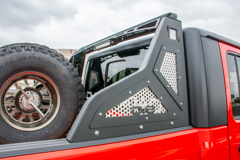DV8 Offroad 2019+ Jeep Gladiator Bolt On Chase Rack DV8 Offroad Chase Racks  AXOPROS