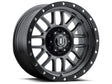 ICON Alpha 17x8.5 6x5.5 0mm Offset 4.75in BS 106.1mm Bore Gun Metal Wheel ICON Wheels - Cast  AXOPROS