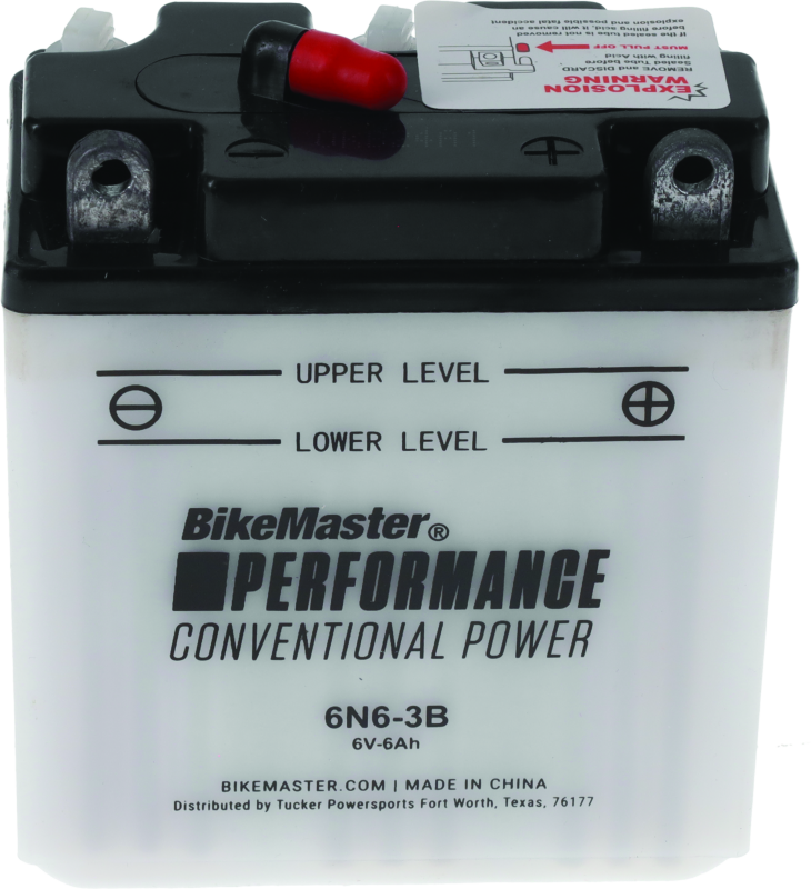 BikeMaster Battery - 6N6-3B BikeMaster Batteries  AXOPROS