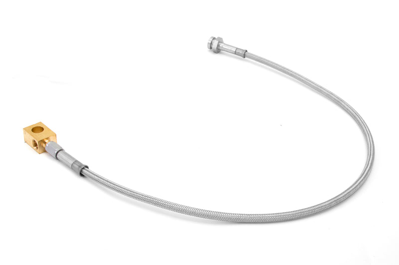 Rugged Ridge Rear Brake Hose Braided Stainless 76-86 Jeep CJ Rugged Ridge Brake Line Kits  AXOPROS