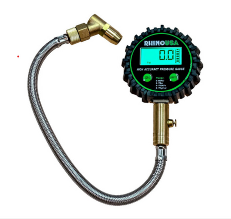 Rhino USA Rhino USA 250 Psi Digital Heavy Duty Tire Pressure Gauge Gauges aftermarket performance part