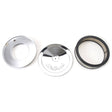 Edelbrock Air Cleaner Pro-Flo Series Round Steel Top Paper Element 10In Dia X 3 5In Chrome Edelbrock Air Filters - Universal Fit  AXOPROS