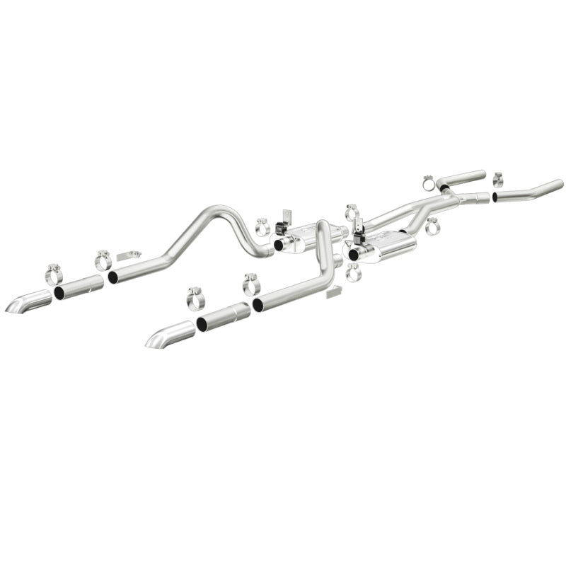 MagnaFlow Sys C/B 64-66 Ford Mustang 2.5inch Magnaflow Catback  AXOPROS
