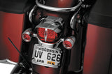 Kuryakyn Taillight Visor Without Slots Chrome Kuryakyn Light Covers and Guards  AXOPROS