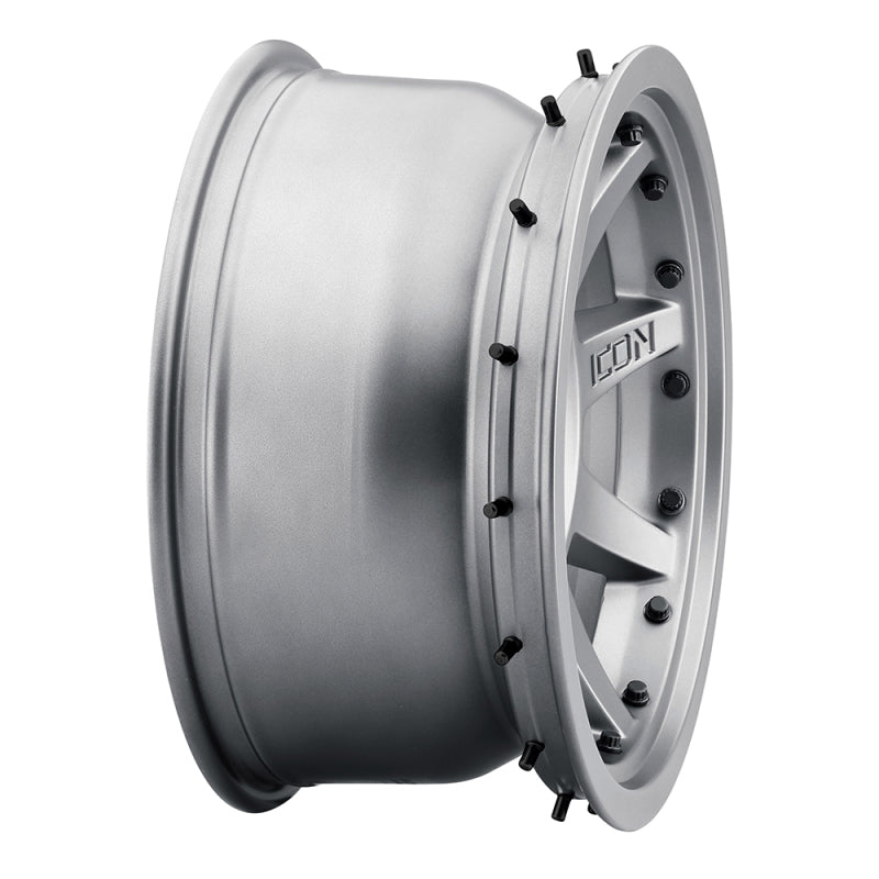 ICON Rebound Pro 17x8.5 6x135 6mm Offset 5in BS 87.1mm Bore Titanium Wheel ICON Wheels - Cast  AXOPROS