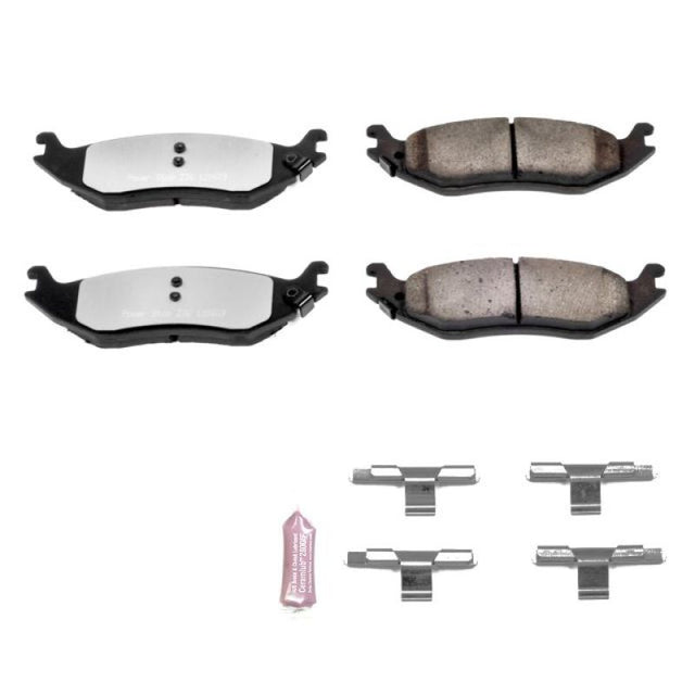 Power Stop 07-09 Chrysler Aspen Rear Z36 Truck & Tow Brake Pads w/Hardware PowerStop Brake Pads - Performance  AXOPROS