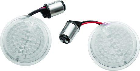 Kuryakyn Luminez L.E.D. Rear Turn Signal Insert 1157 Red Kuryakyn Light Accessories and Wiring  AXOPROS